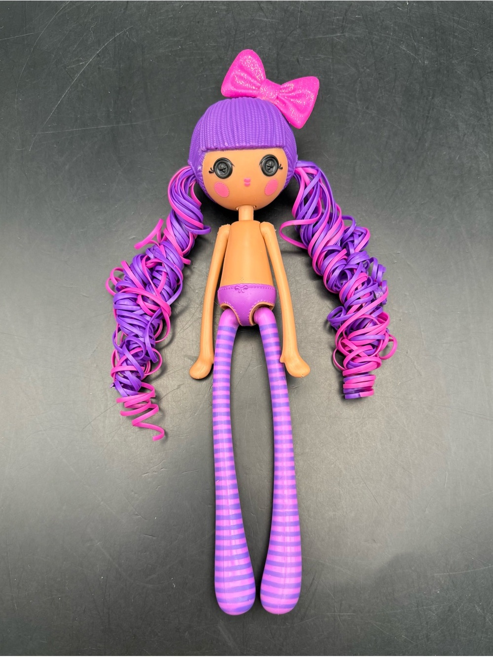 Lalaloopsy Girls Doll Storm E Sky Curly Purple & Pink Hair Rare 9” Doll